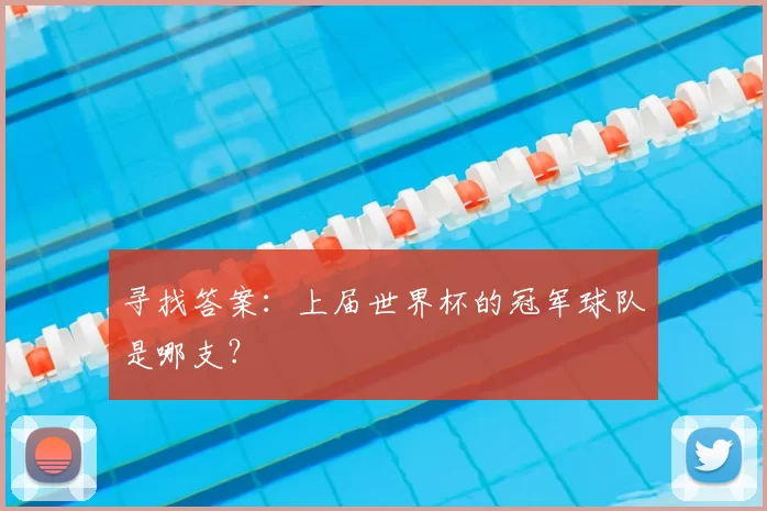 寻找答案：上届世界杯的冠军球队是哪支？